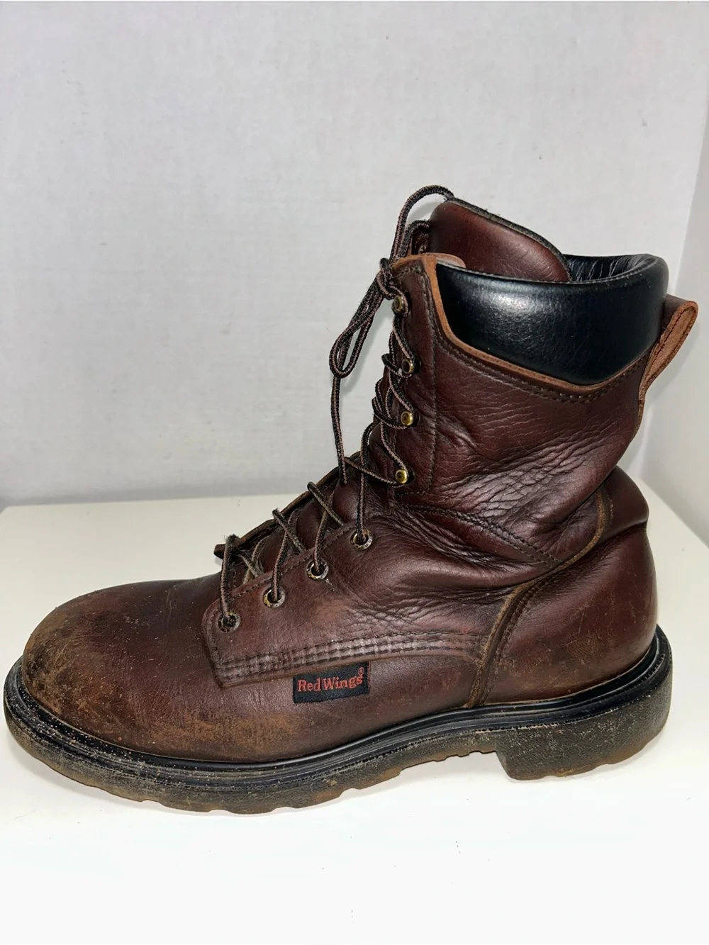 Red Wing 608 SuperSole 2.0 8 Inch Soft Toe Brown Leather Work Boot